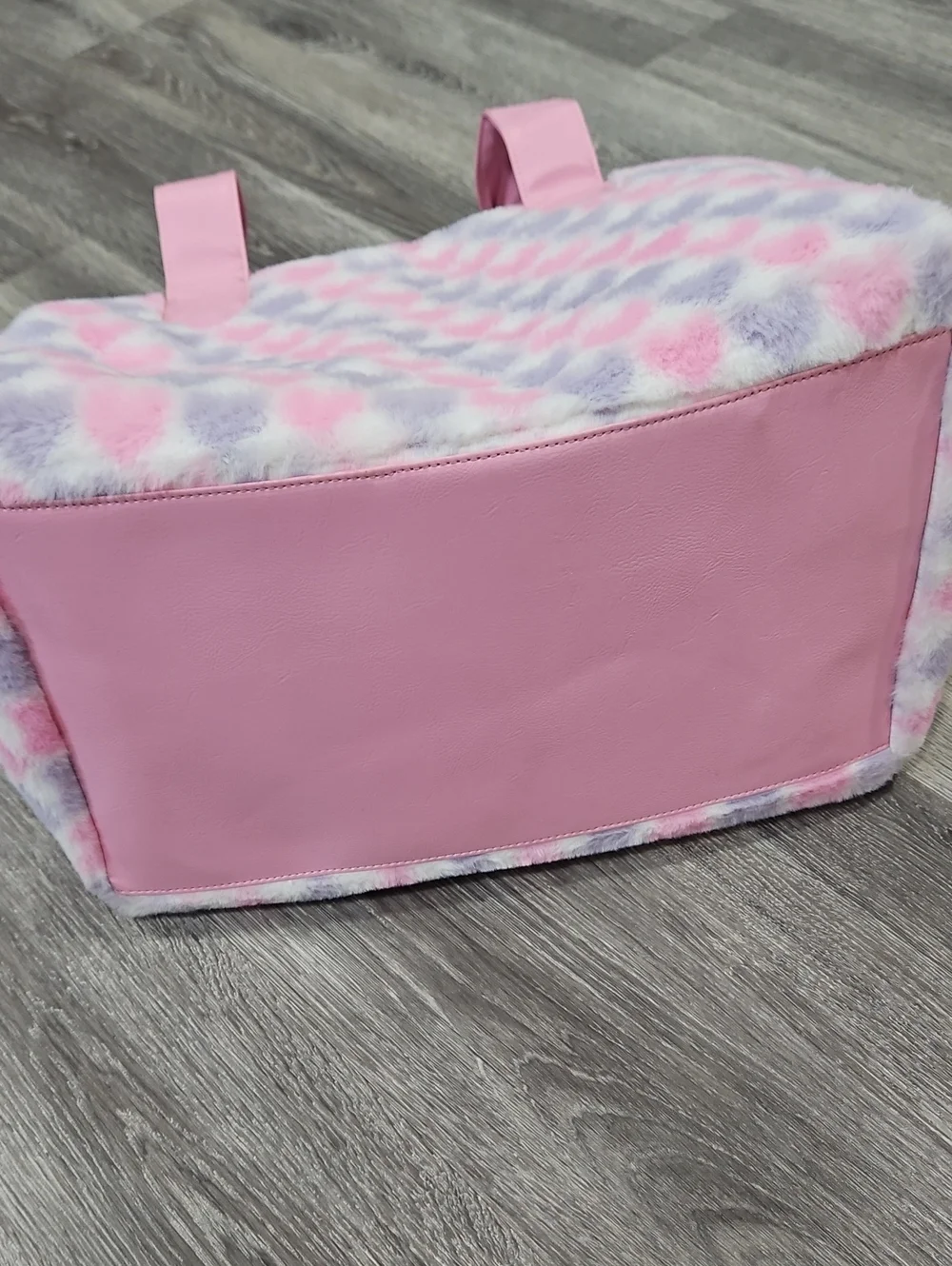 Ms. Gwen's OMG Accessories Duffle Bag Fuzzy Hearts